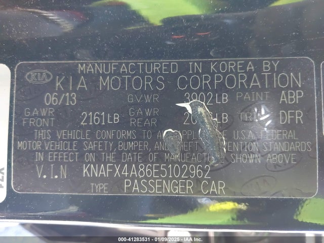 KIA FORTE EX 2014 KNAFX4A86E5102962 Image 9