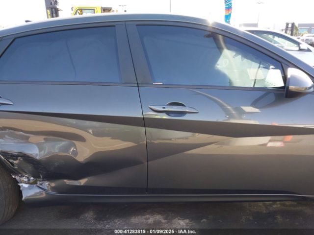 KMHLM4DJ1RU093723 Hyundai Elantra Hybrid Blue