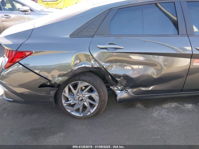 KMHLM4DJ1RU093723 Hyundai Elantra Hybrid Blue