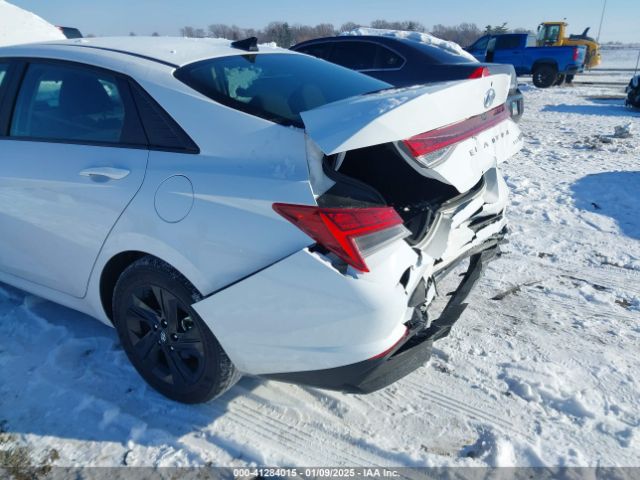 KMHLM4AJ2PU083249 Hyundai Elantra Hybrid Blue