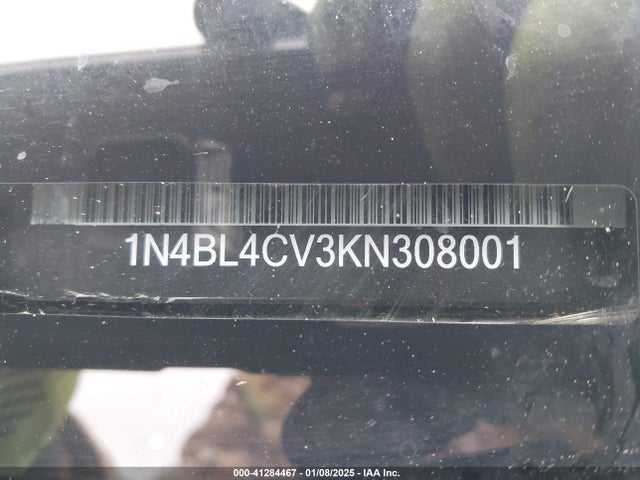 Nissan Altima 2.5 Sr 2019 1N4BL4CV3KN308001 Image 9