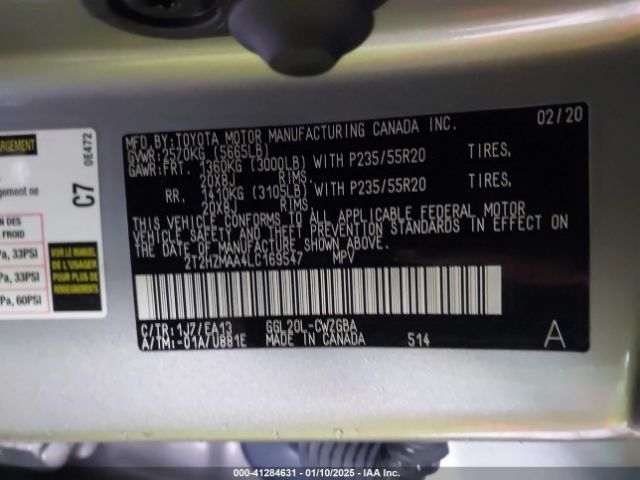 2T2HZMAA4LC169547 Lexus RX 350
