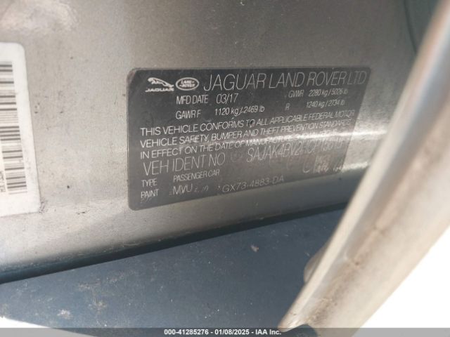SAJAK4BV2HCP15615 Jaguar Xe 35t Prestige