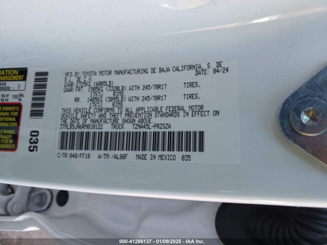 3TMLB5JN6RM010122 Toyota Tacoma Sr5