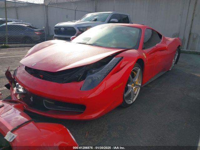 2010 FERRARI 458 ITALIA ZFF67NFAXA0175314 Photo 1