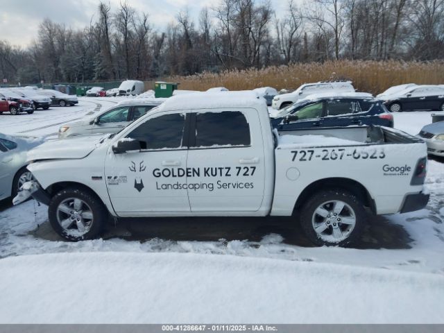 1C6RR6LT9KS563682 RAM 1500 Classic Big Horn  4x2 5'7 Box
