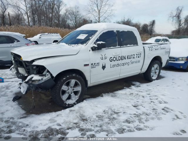 1C6RR6LT9KS563682 RAM 1500 Classic Big Horn  4x2 5'7 Box