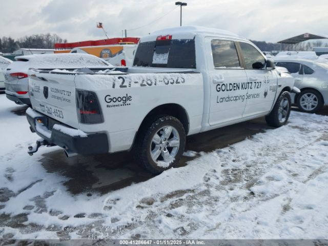 1C6RR6LT9KS563682 RAM 1500 Classic Big Horn  4x2 5'7 Box