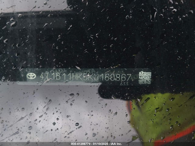 Toyota CAMRY SE 2019 4T1B11HK5KU160867 Image 9