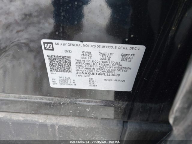 2023 CHEVROLET EQUINOX 3GNAXUEG6PL113839 Photo 8