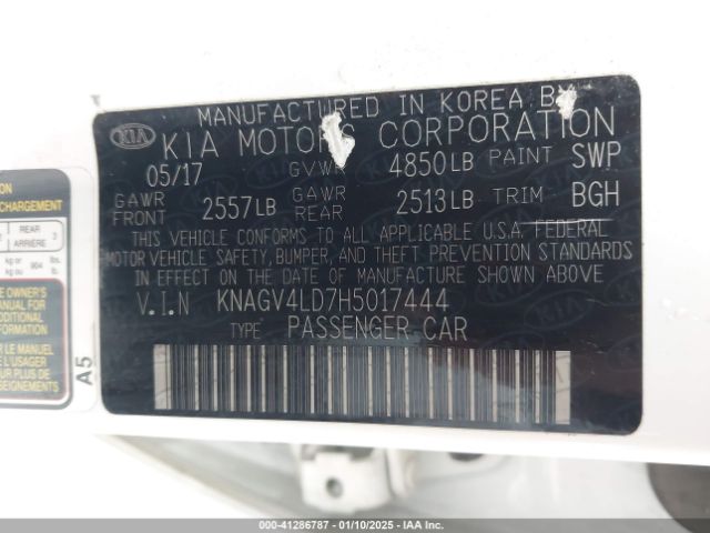 KNAGV4LD7H5017444 KIA Optima Plug-in Hybrid Ex