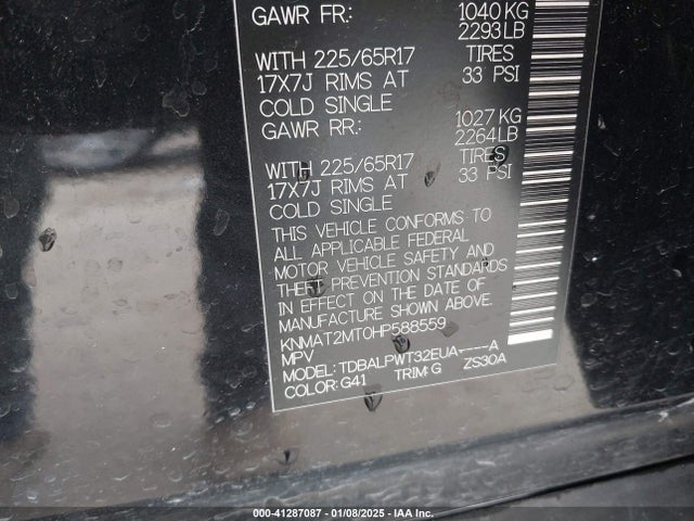 Nissan ROGUE S 2017 KNMAT2MT0HP588559 Image 9