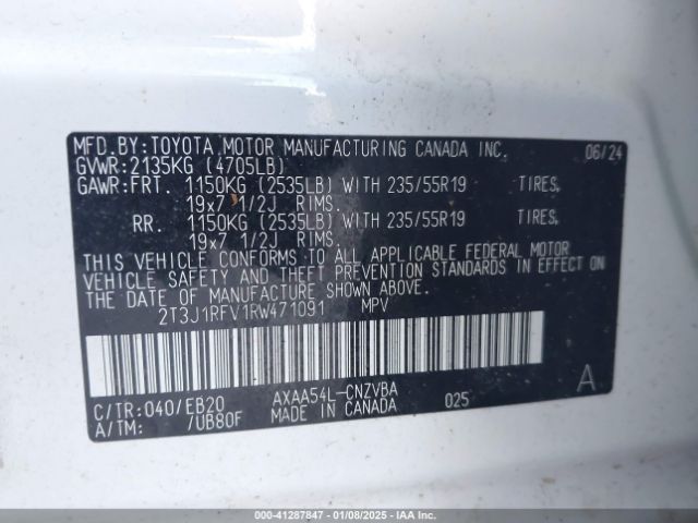 2T3J1RFV1RW471091 Toyota Rav4 Adventure