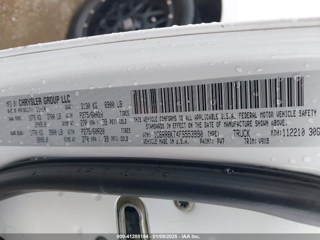 1C6RR6KT4FS553990 RAM 1500 Express