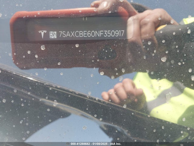 7SAXCBE60NF350917 Tesla MODEL X