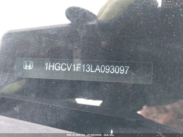 Honda ACCORD LX 2020 1HGCV1F13LA093097 Image 9