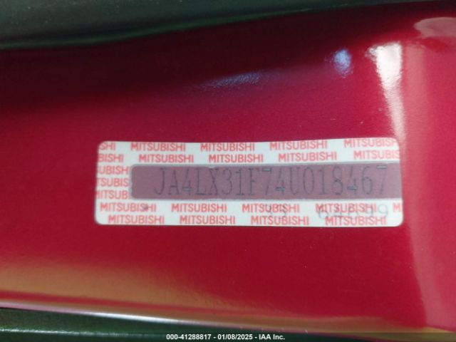 2004 MITSUBISHI OUTLANDER JA4LX31F74U018467 Photo 8