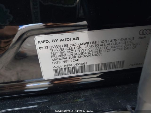 WAULDAF84RN001962 Audi A8 L 55 Tfsi Quattro Tiptronic