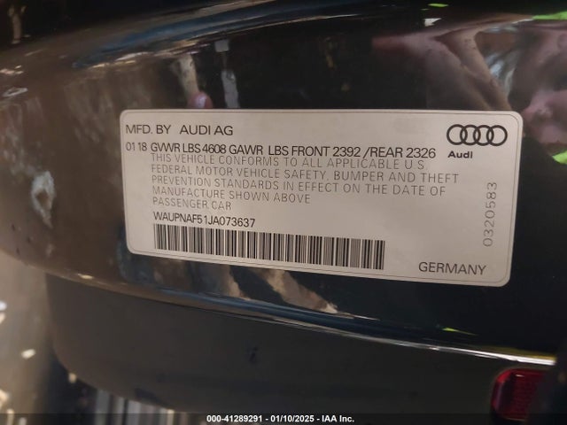 2018 AUDI A5 WAUPNAF51JA073637 Photo 8