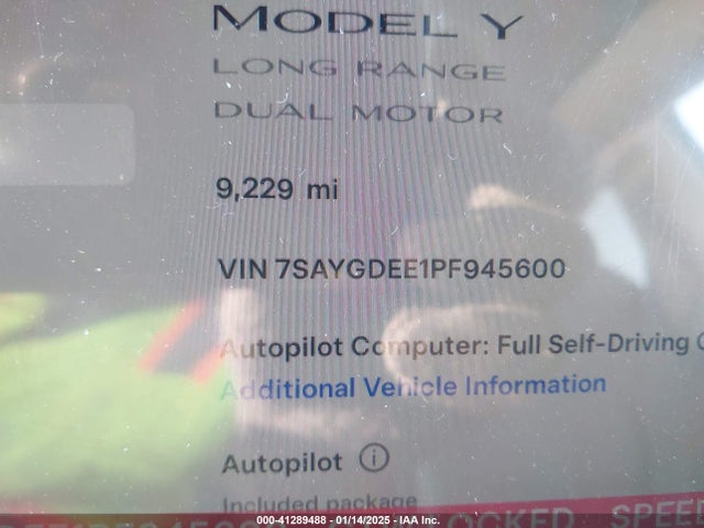 2023 TESLA MODEL Y 7SAYGDEE1PF945600 Photo 6
