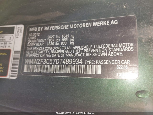 2013 MINI CLUBMAN WMWZF3C57DT489934 Photo 8