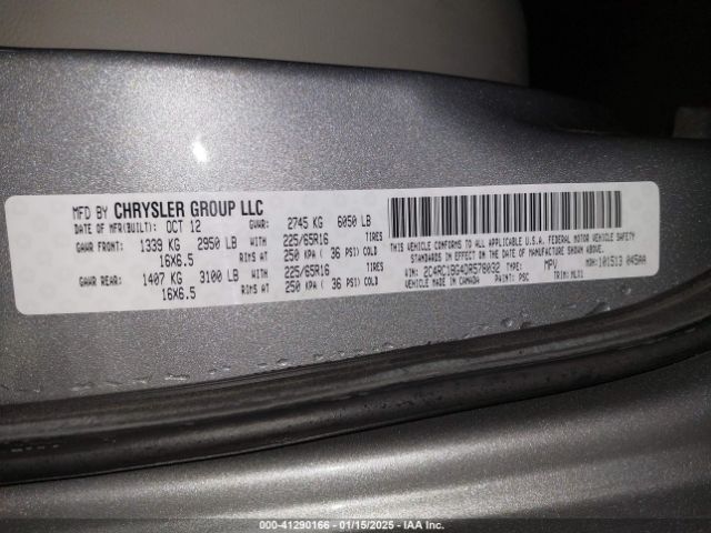 2013 CHRYSLER TOWN & COUNTRY 2C4RC1BG4DR578032 Photo 8