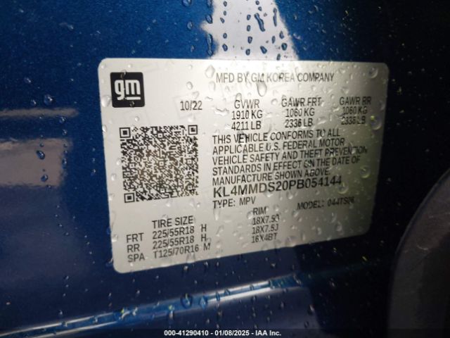 KL4MMDS20PB054144 Buick Encore Gx Select Fwd
