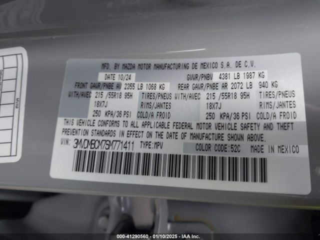 3MVDMBCM7SM771411 Mazda Cx-30 2.5 S Preferred Package