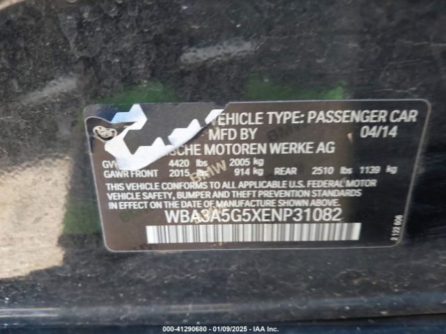WBA3A5G5XENP31082 BMW 328I
