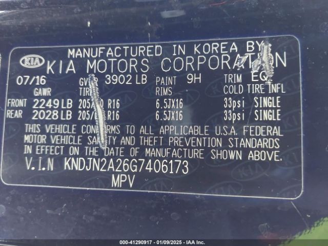 KNDJN2A26G7406173 KIA Soul