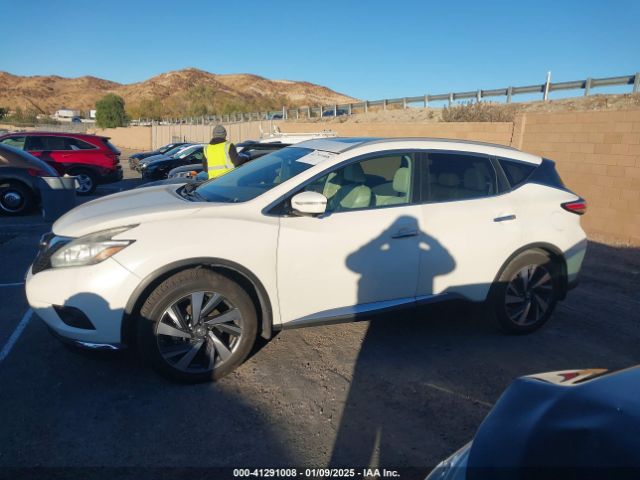 5N1AZ2MGXFN222288 Nissan Murano Platinum