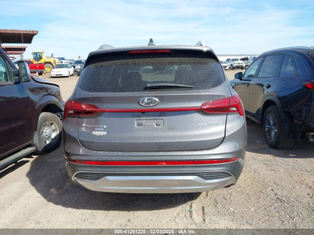 KM8S2DA11NU048538 Hyundai Santa Fe Hybrid Blue