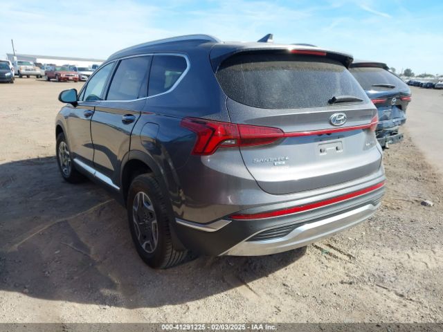 KM8S2DA11NU048538 Hyundai Santa Fe Hybrid Blue