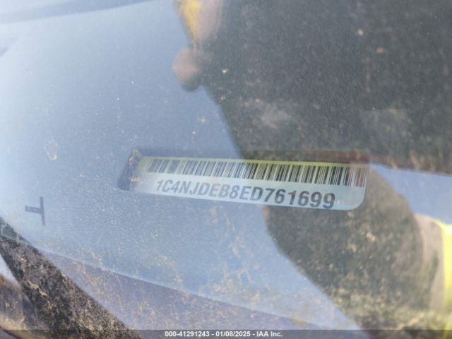 1C4NJDEB8ED761699 Jeep Compass Latitude