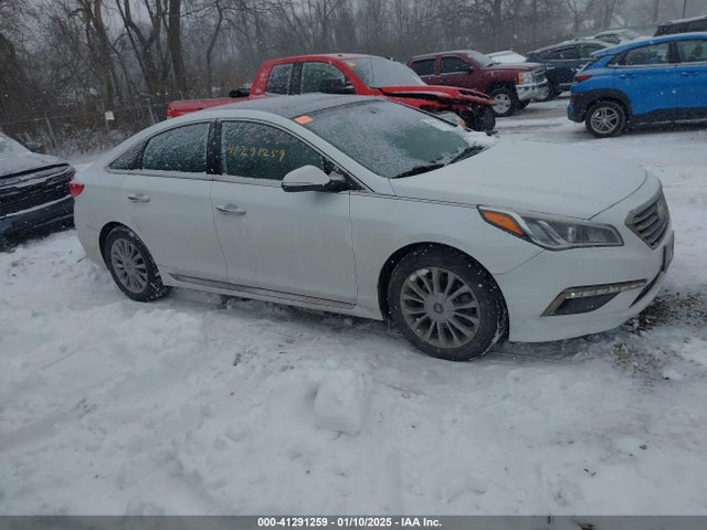 2015 Hyundai Sonata Limited მანქანა იყიდება აუქციონზე, vin: 5NPE34AF6FH013757, აუქციონის ნომერი: 41291259