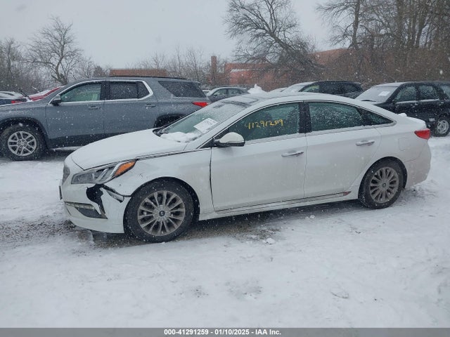 2015 Hyundai Sonata Limited მანქანა იყიდება აუქციონზე, vin: 5NPE34AF6FH013757, აუქციონის ნომერი: 41291259