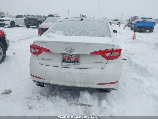 2015 Hyundai Sonata Limited მანქანა იყიდება აუქციონზე, vin: 5NPE34AF6FH013757, აუქციონის ნომერი: 41291259