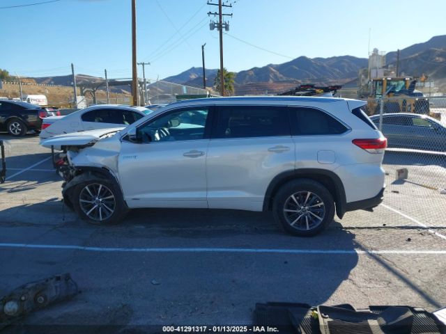 5TDJGRFH2JS051886 Toyota Highlander Hybrid Xle