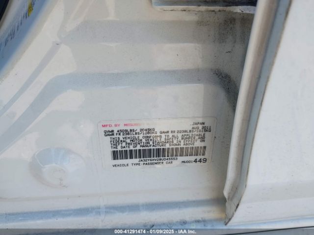 2011 MITSUBISHI LANCER SPORTBACK JA32Y6HV2BU045553 Photo 8