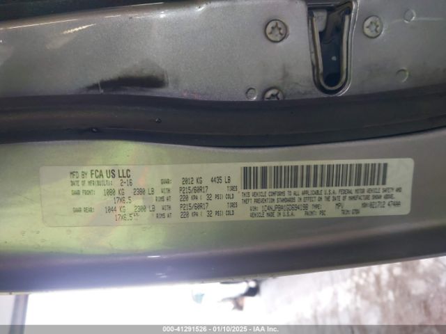 1C4NJPBA1GD694198 Jeep Patriot Sport Se