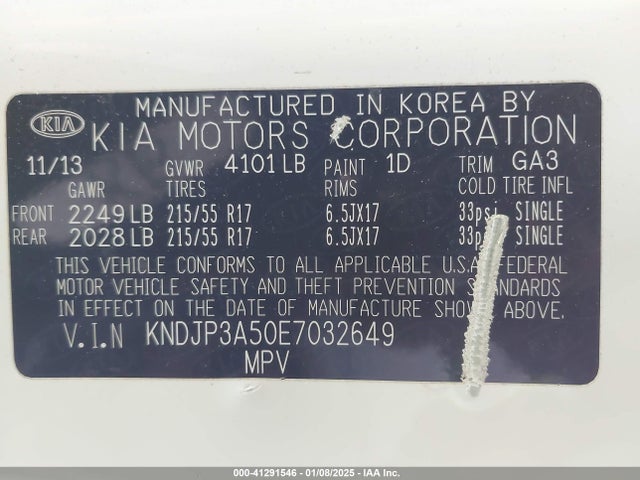 KIA SOUL + 2014 KNDJP3A50E7032649 Image 9