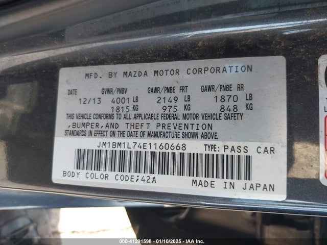 Mazda Mazda3 I Touring 2014 JM1BM1L74E1160668 Image 9