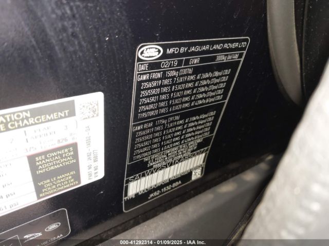 2019 LAND ROVER RANGE ROVER SPORT SALWV2SV1KA850077 Photo 8