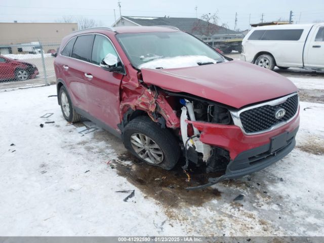 2016 Kia Sorento 2.4l Lx მანქანა იყიდება აუქციონზე, vin: 5XYPGDA33GG037509, აუქციონის ნომერი: 41292590