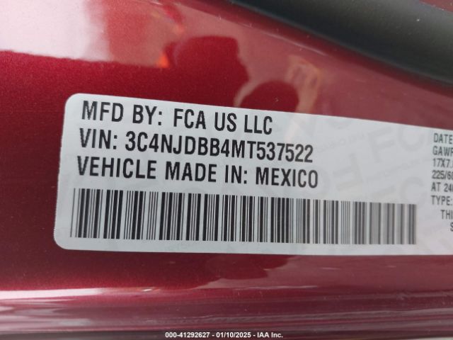 2021 JEEP COMPASS 3C4NJDBB4MT537522 Photo 8
