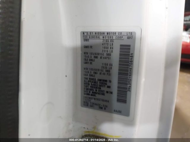 3N63M0YNXHK708484 Chevrolet City Express 1ls