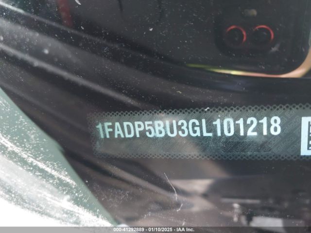 1FADP5BU3GL101218 Ford C-max Hybrid Sel