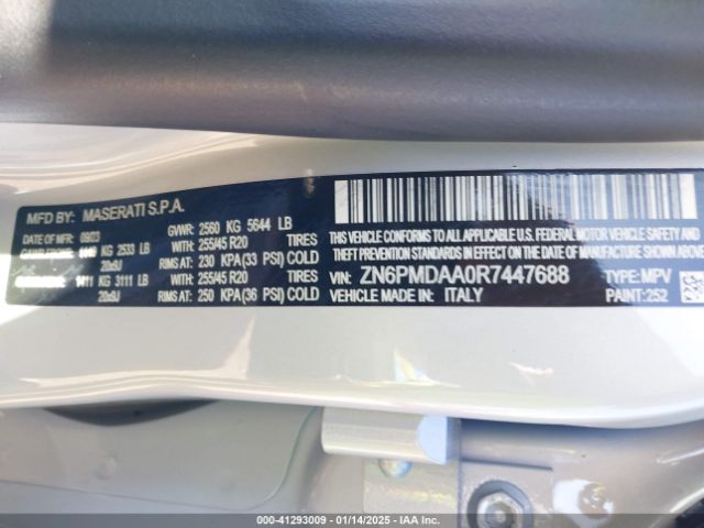 ZN6PMDAA0R7447688 Maserati Grecale Gt