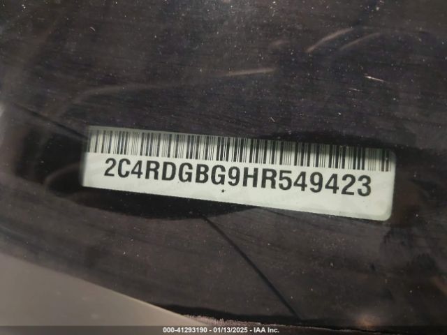 2C4RDGBG9HR549423 Dodge Grand Caravan Se Plus