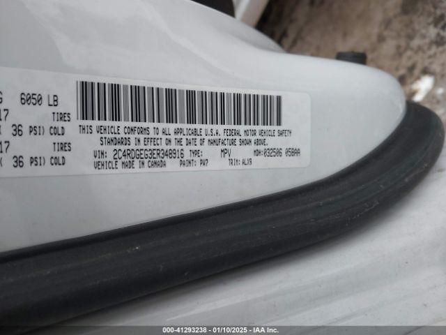 2C4RDGEG3ER348916 Dodge Grand Caravan R/t